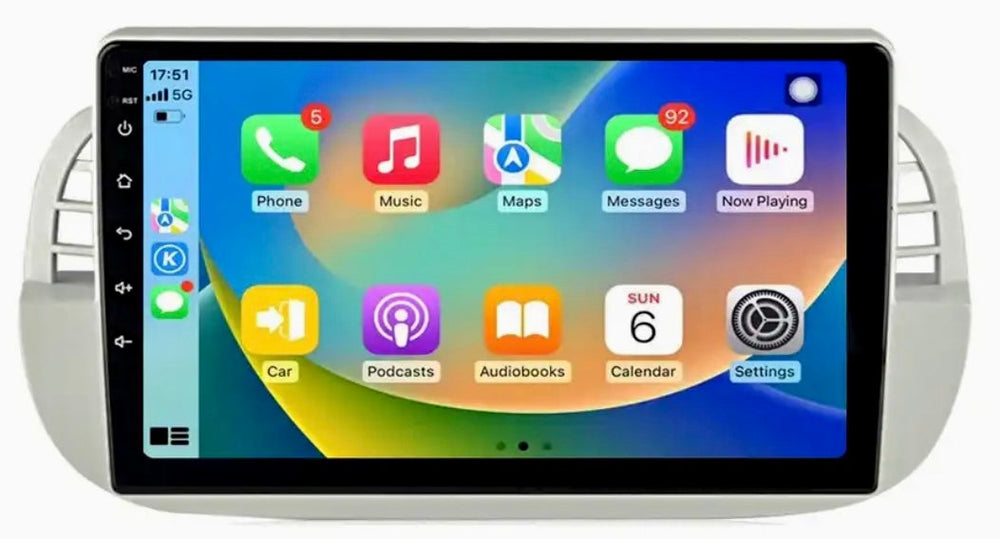 CARPLAY - FIAT 500 (2007-2015) - GRAND ÉCRAN