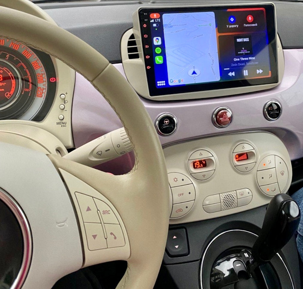 CARPLAY - FIAT 500 (2007-2015) - GRAND ÉCRAN