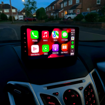Écran CarPlay Ford Fiesta intégré tableau de bord