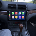 Écran CarPlay Bmw Série 5 E39 intégré tableau de bord