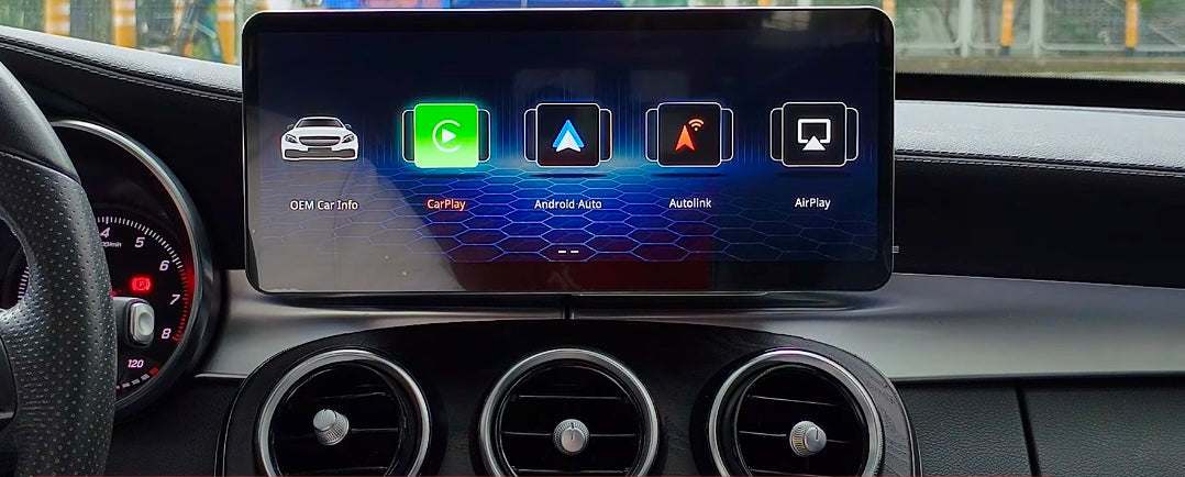 CARPLAY MERCEDES-BENZ CLASSE C / GLC (2015-2019) – Ultra Fin QLED 12,8"