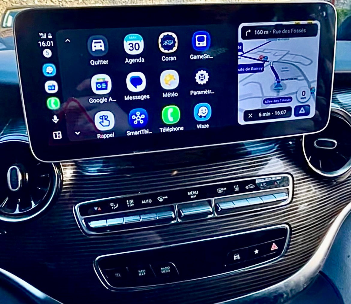 CARPLAY - MERCEDES-BENZ CLASSE V (2014-2020) - GRAND ÉCRAN