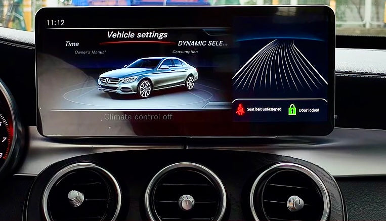 CARPLAY MERCEDES-BENZ CLASSE C / GLC (2015-2019) – Ultra Fin QLED 12,8"