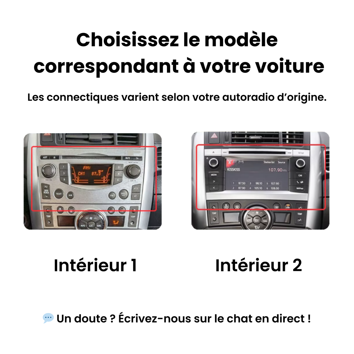 Comparatif Autoradio CarPlay Toyota Verso