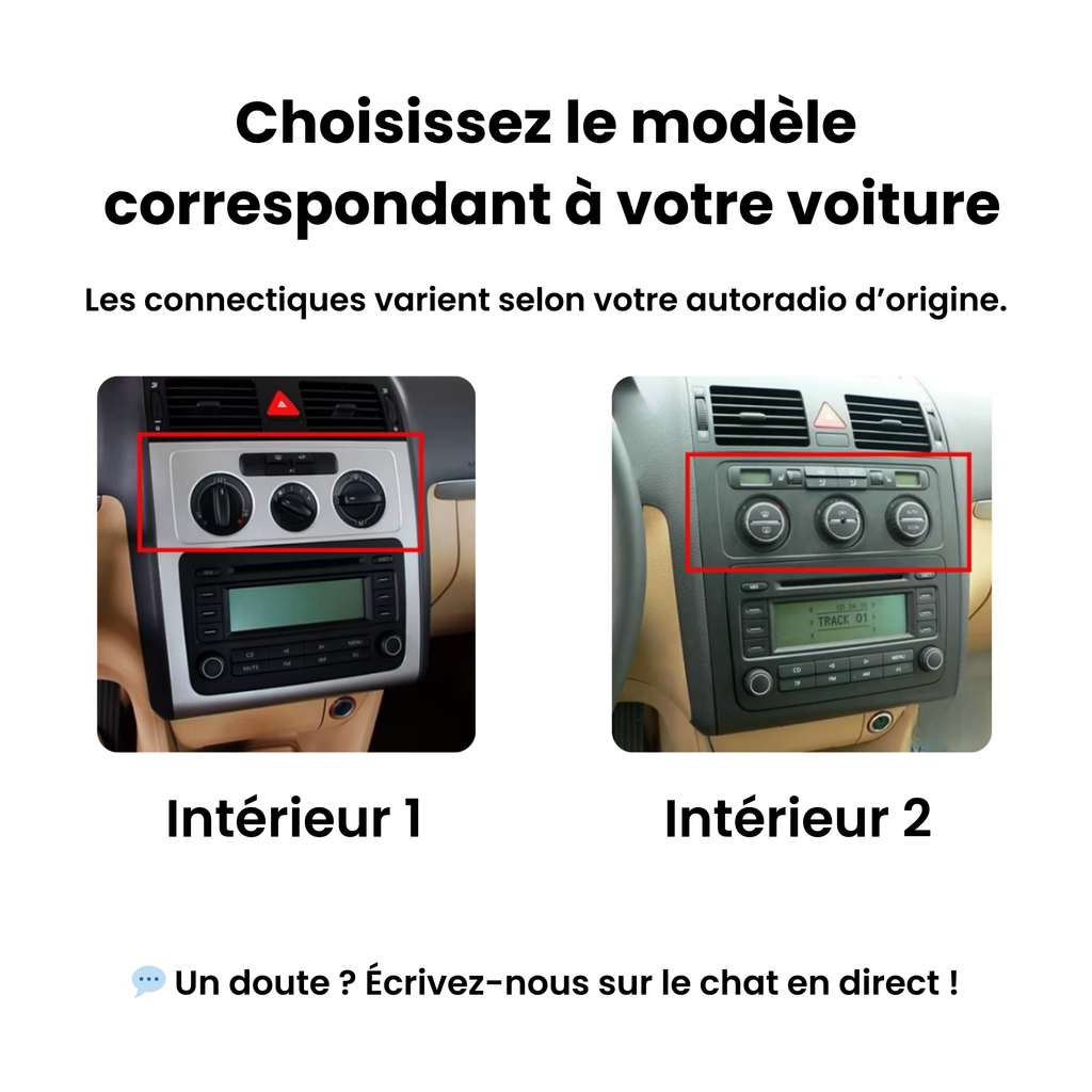 Comparatif Écran CarPlay Volkswagen Touran
