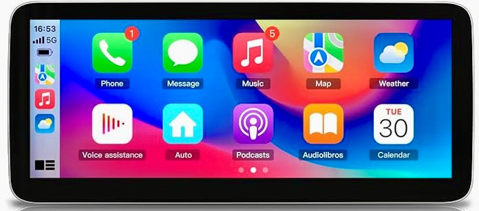 CARPLAY MERCEDES-BENZ CLASSE C / GLC (2015-2019) – Ultra Fin QLED 12,8"