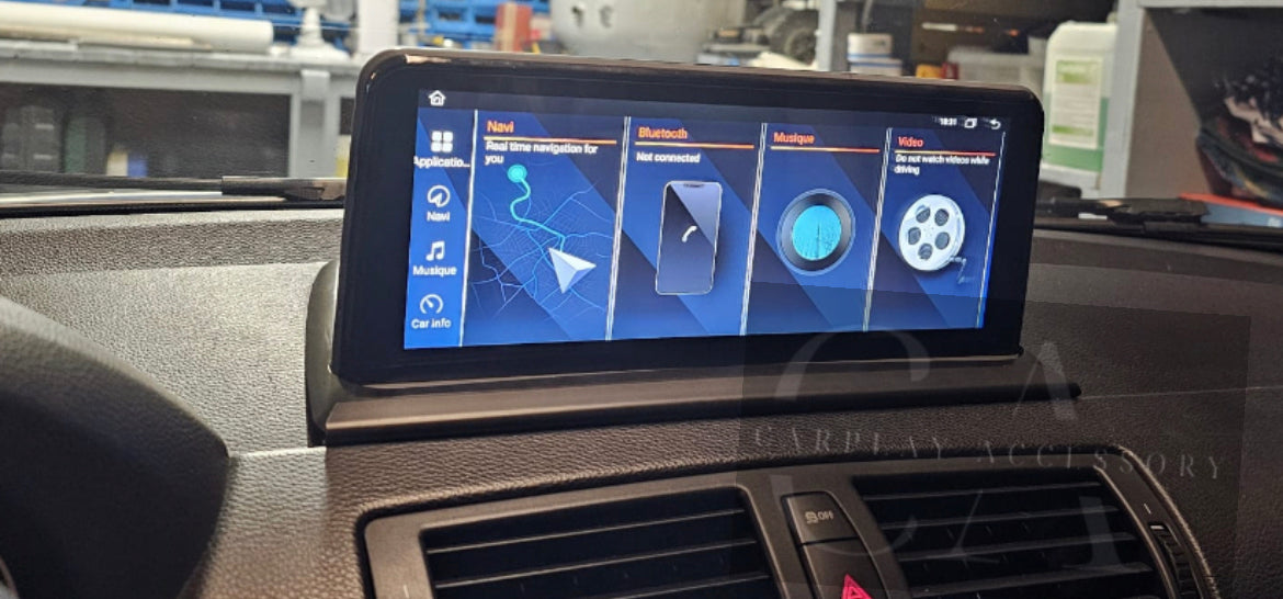 CARPLAY - BMW SÉRIE 1 E81 / E82 / E87 / E88 (2004-2012)