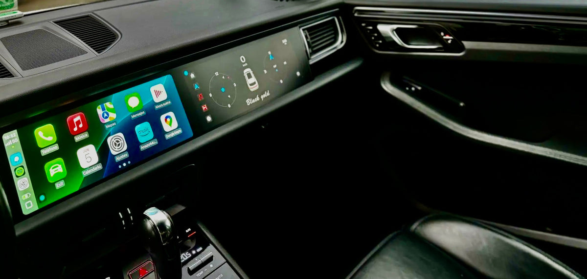 CARPLAY - PORSCHE MACAN - DOUBLE ÉCRAN (2014-2018)