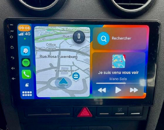 CARPLAY -  AUDI A3 / S3 / RS3  (2003-2012) - GRAND ÉCRAN