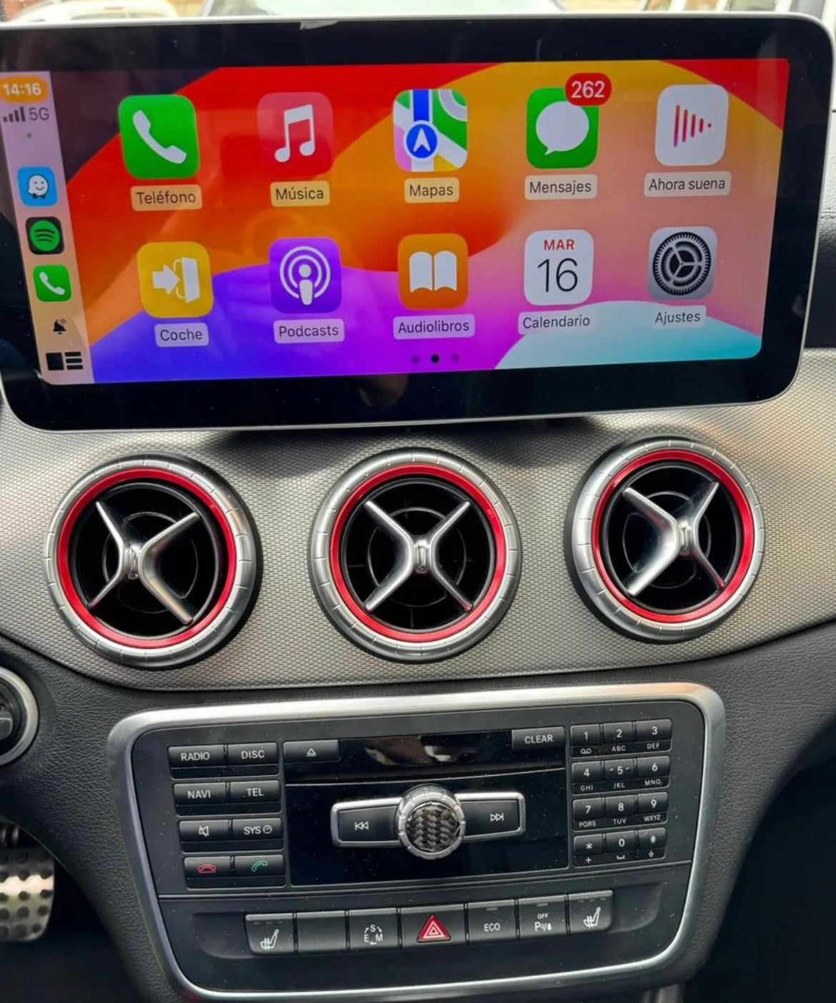 CARPLAY - MERCEDES-BENZ CLASSE A / GLA / CLA  (2013-2018) - GRAND ÉCRAN
