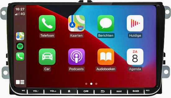 CARPLAY - VOLKSWAGEN / SKODA / SEAT (2003-2013) - GRAND ÉCRAN