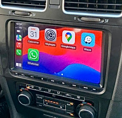 CARPLAY - VOLKSWAGEN / SKODA / SEAT (2003-2013) - GRAND ÉCRAN