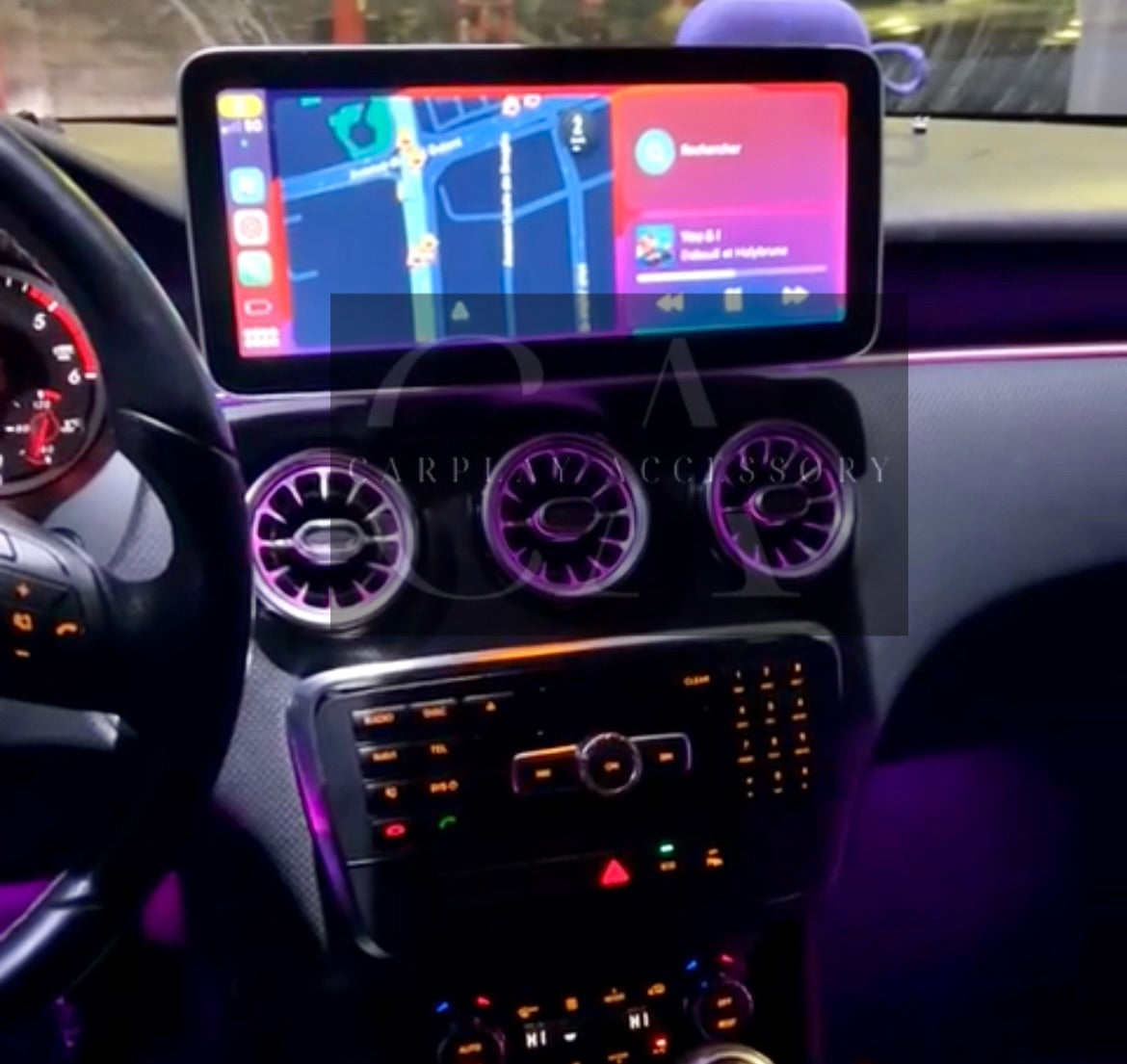 CARPLAY - MERCEDES-BENZ CLASSE A / GLA / CLA  (2013-2018) - GRAND ÉCRAN