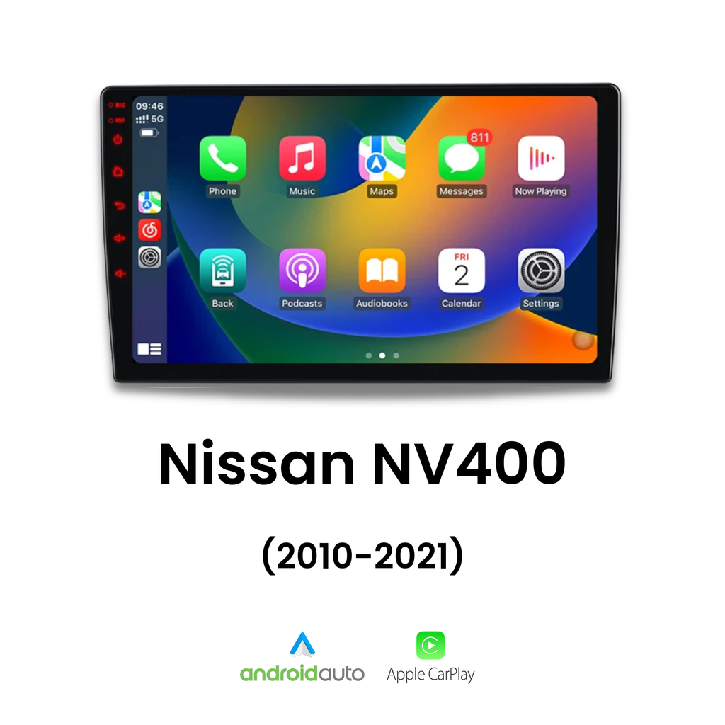 Écran CarPlay Nissan NV400 intégré tableau de bord