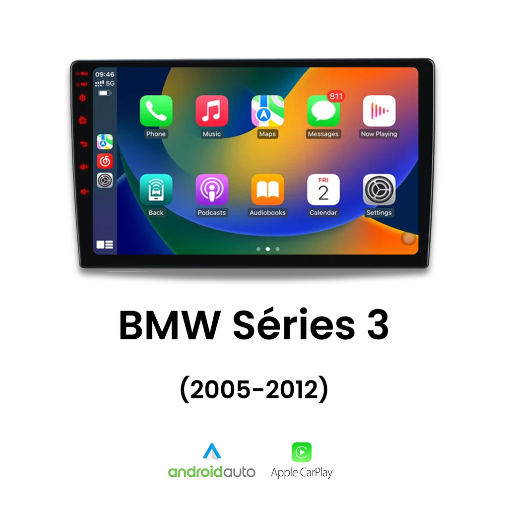 Écran CarPlay Bmw Série 3 intégré tableau de bord