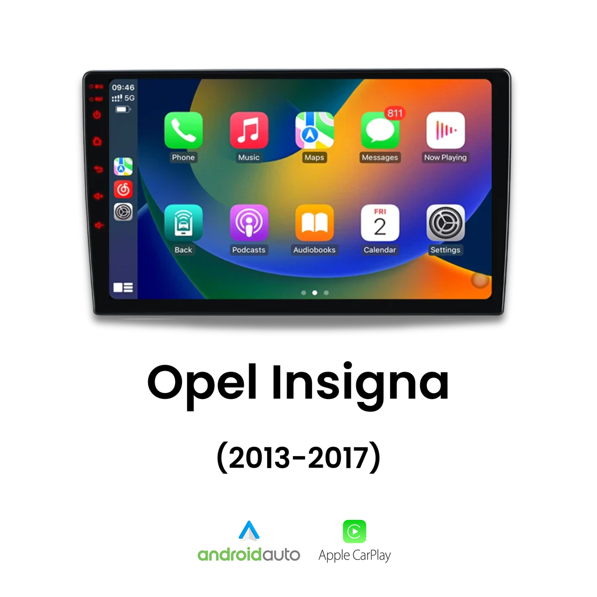 Écran CarPlay Opel Insigna intégré tableau de bord