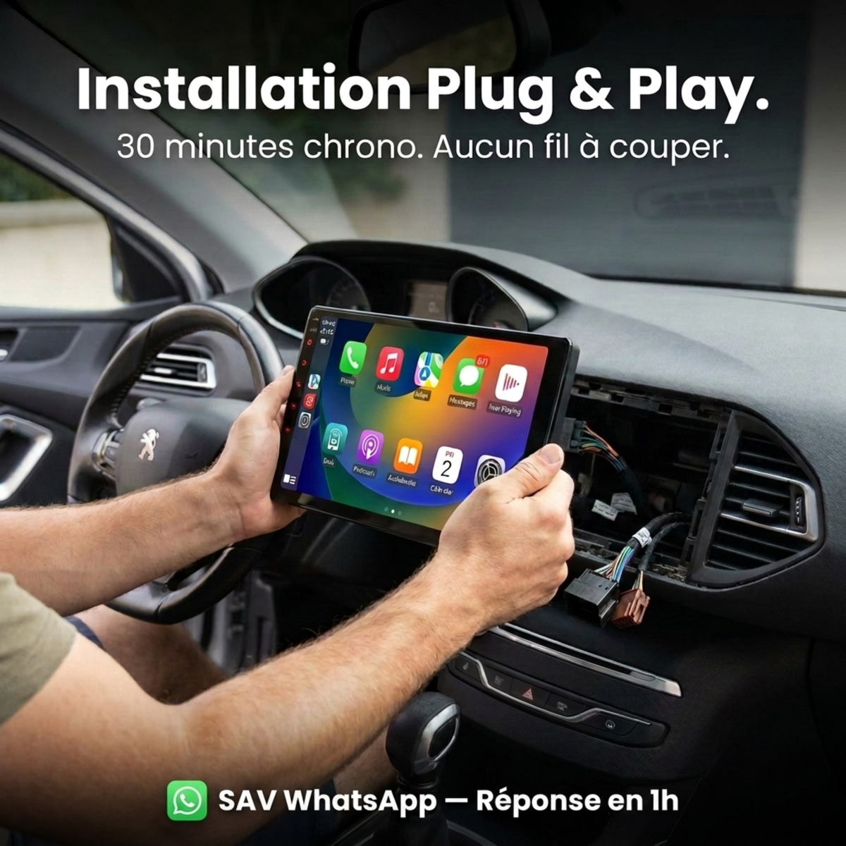 Installation Plug and Play en 30 minutes sans couper de fils
