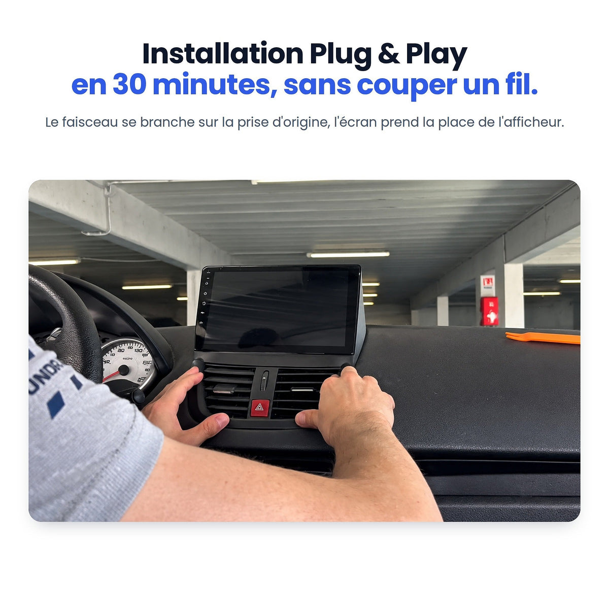 Installation plug and play de l'autoradio CarPlay sur Peugeot 207 en 30 minutes, sans couper de fil