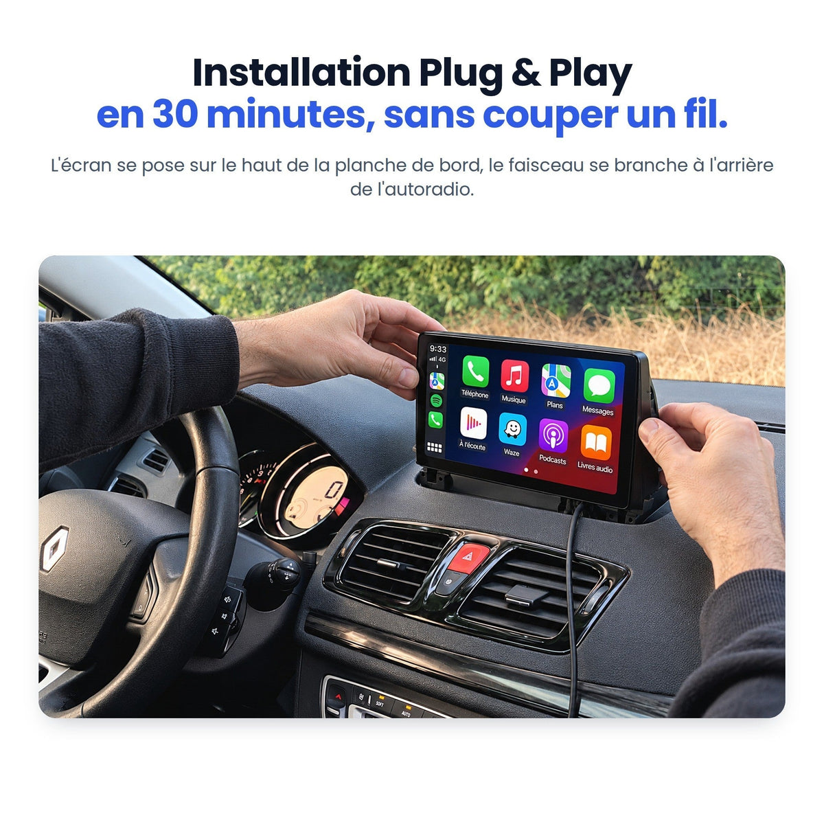 Installation Plug and Play de l'écran CarPlay en 30 minutes sur Renault Mégane 3
